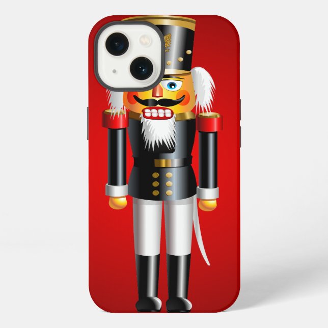 Xmas Nutcracker Iphone Case (Back)