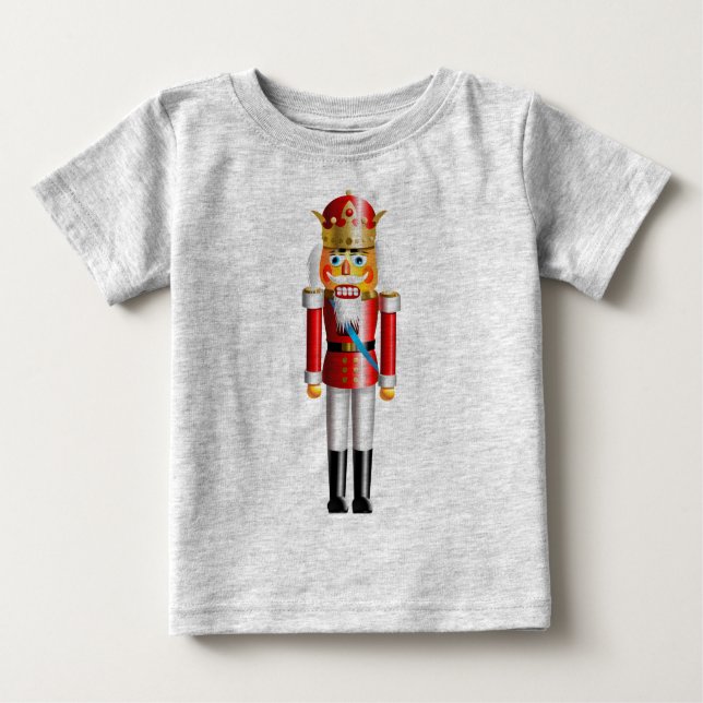 Xmas Nutcracker King Baby T-Shirt (Front)
