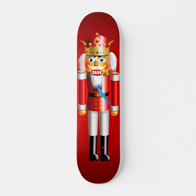 Xmas Nutcracker King Skateboard Deck (Front)