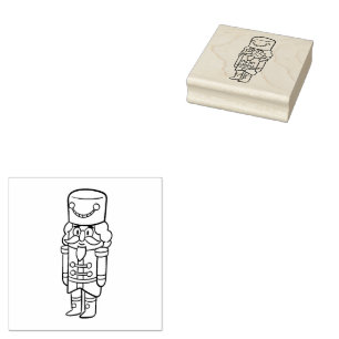 Xmas Nutcracker Rubber Stamp