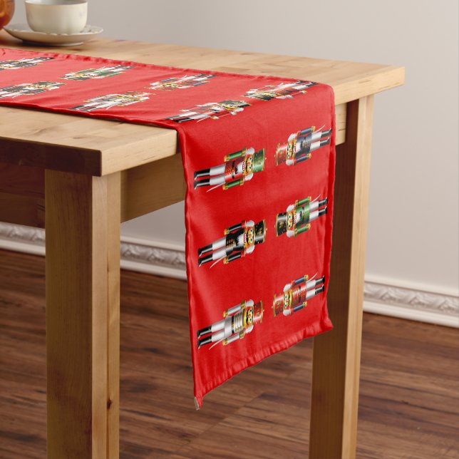 Xmas Nutcracker Soldiers Short Table Runner (In Situ)