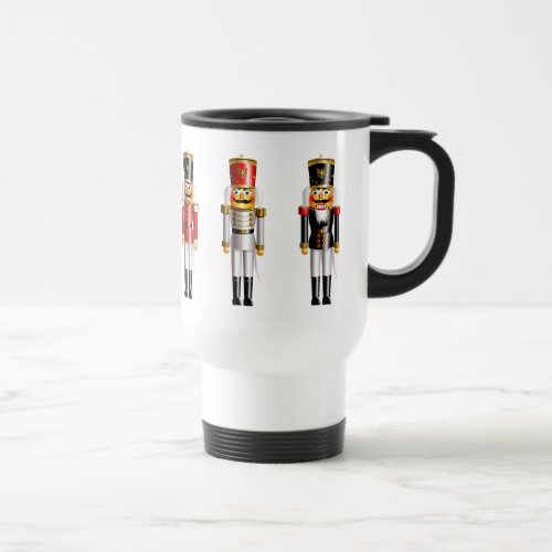 Xmas Nutcracker Soldiers Travel Mug