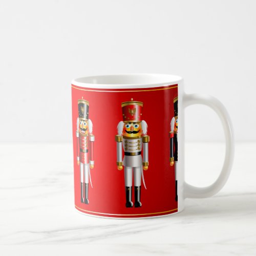 Xmas Nutcrackers Army Cartoon Coffee Mug