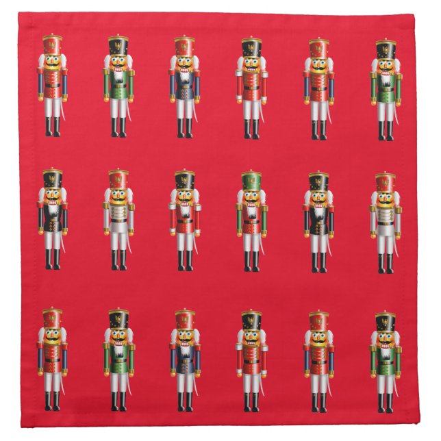 Xmas Nutcrackers Napkin (Front)