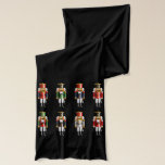 Xmas Nutcrackers Scarf<br><div class="desc">This cute scarf, perfect to keep you warm during the holiday season, featuring a small army of colorful nutcracker toy soldiers in uniforms inspired by the popular children's ballet "The Nutcracker" makes a wonderful Christmas gift for family and friends.</div>