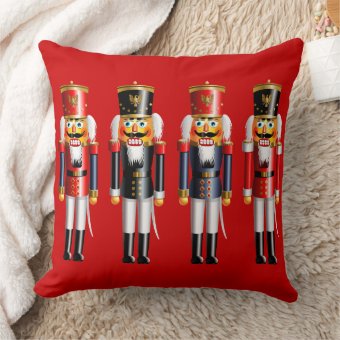 Embroidered Nutcracker Pillow Cover: Punch Needle Christmas Cushion (DDP USA) - UK Embroidered Nutcracker Pillow Cover: Punch Needle Christmas Cushion (DDP USA) - UK