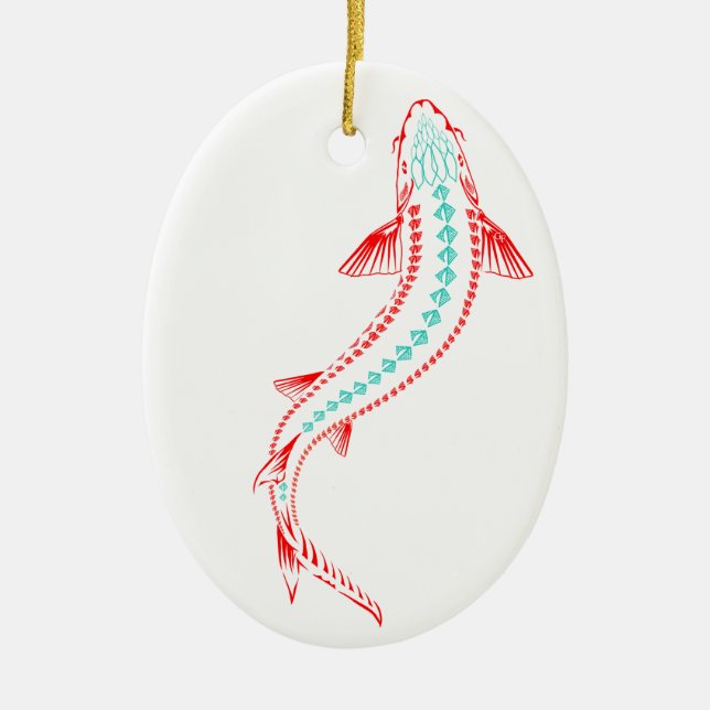 >XMAS ORNAMENT -STURGEON FISH -SWIMMING STURGEON (Front)