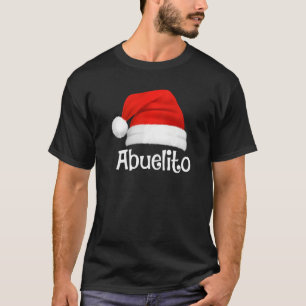 Xmas Pajama Group Matching Abuelito Christmas Hat T-Shirt