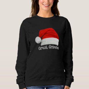 Xmas Pajama Group Matching Great Grandma Christmas Sweatshirt