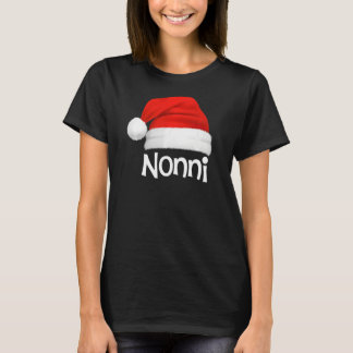 Xmas Pajama Group Matching Nonni Christmas Hat T-Shirt