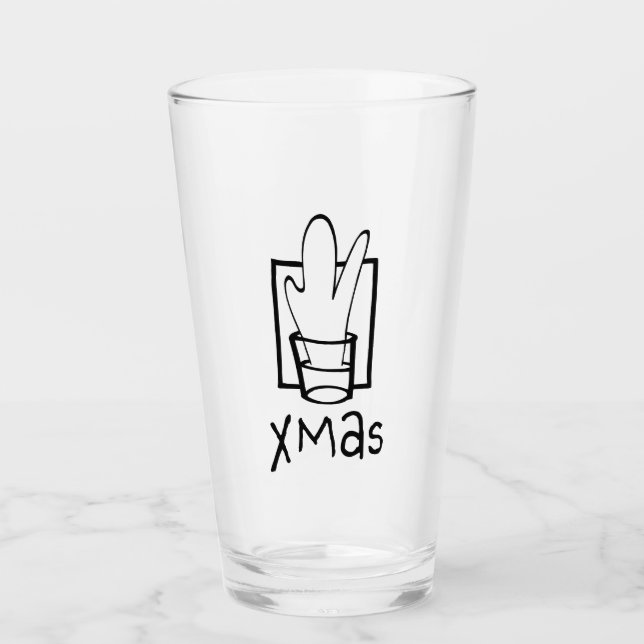 Xmas Party Glass (Front)