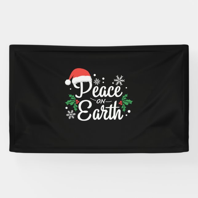 Xmas Peace On Earth Banner (Horizontal)