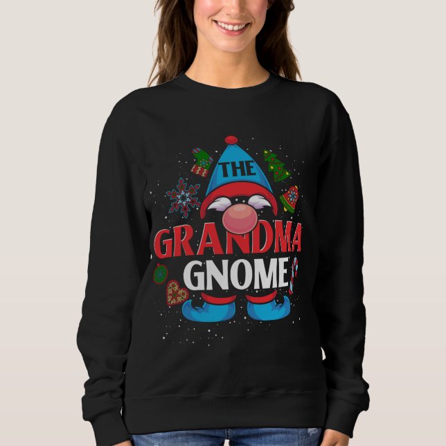 Xmas PJ Christmas Family Matching Pajama The Grand Sweatshirt (Front)