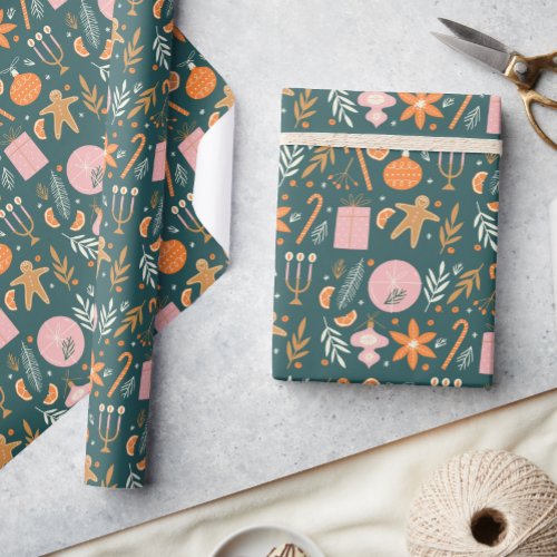 Xmas plant Holiday Noel Christmas Wrapping  Wrapping Paper