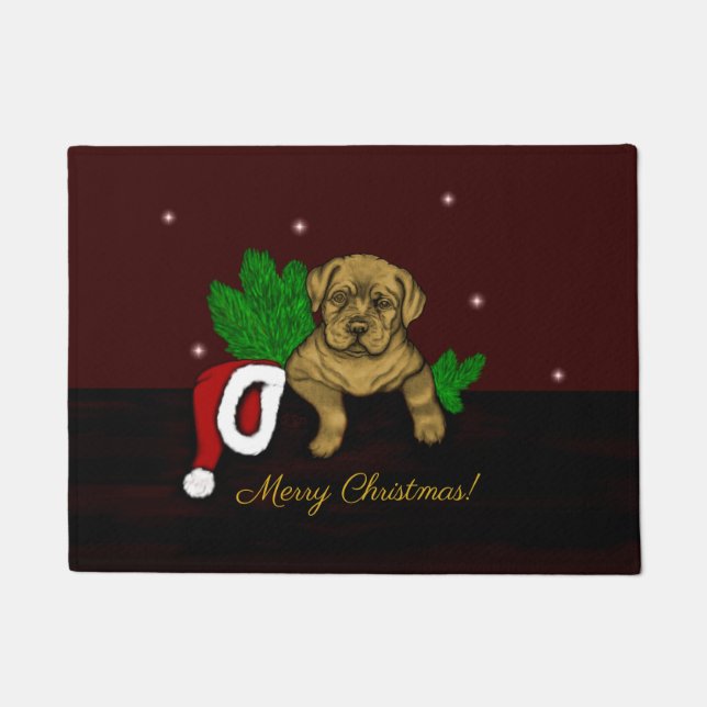 XMas Puppy Doormat (Front)
