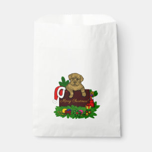 XMas Puppy Favor Bag