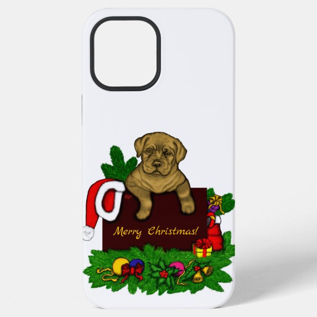 XMas Puppy Iphone Case (Back)