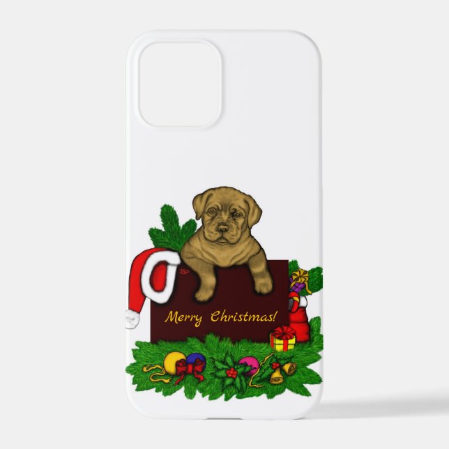 XMas Puppy iPhone Case (Back)