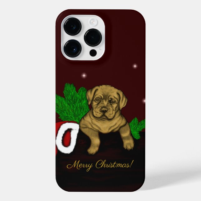 XMas Puppy iPhone Case (Back)