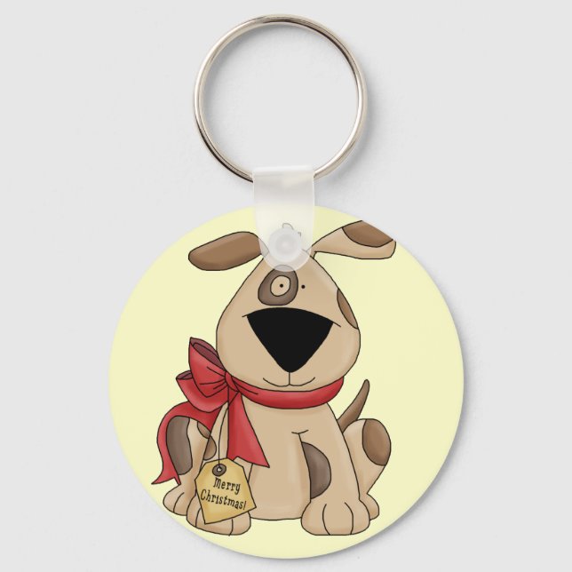 Xmas Puppy Key Chain (Front)