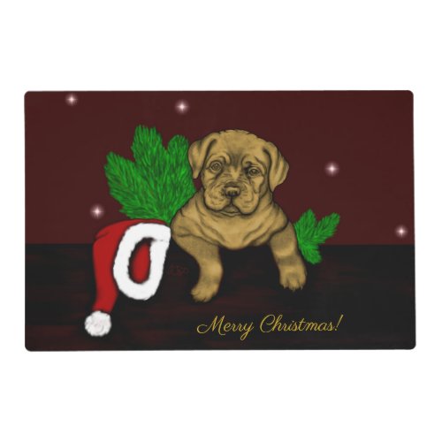 XMas Puppy Pet Mat