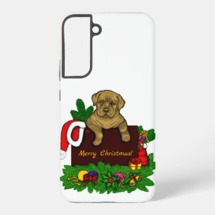 XMas Puppy Samsung Galaxy S22+ Case