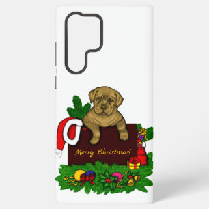 XMas Puppy Samsung Galaxy S22 Ultra Case