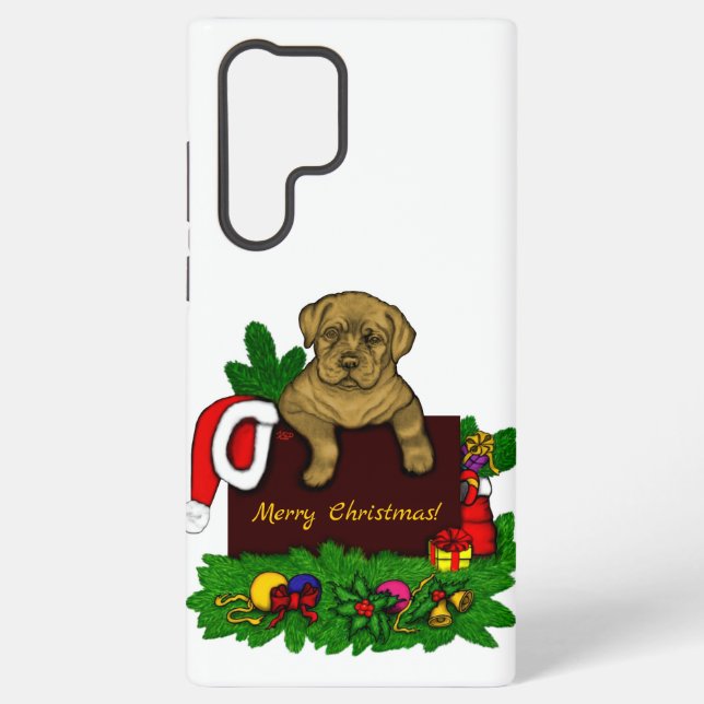 XMas Puppy Samsung Galaxy Case (Back)