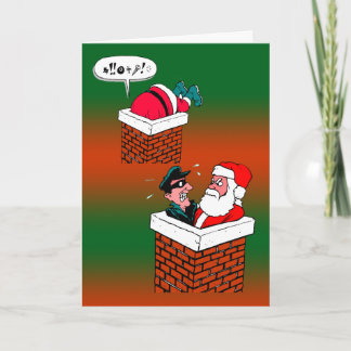 Xmas Robber Card