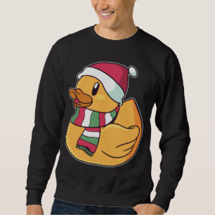 Xmas Rubber Ducky Duckie Duck Christmas Gift Cute Sweatshirt
