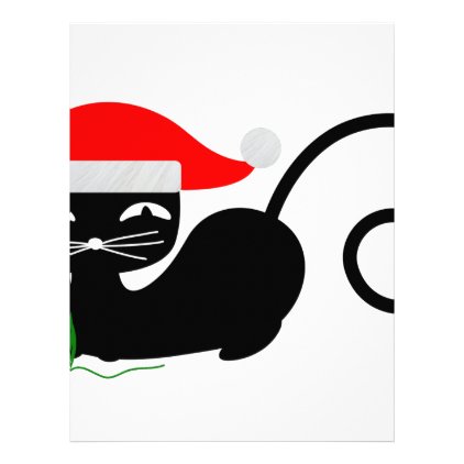 xmas santa cat letterhead