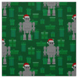 xmas santa claus robot fabric