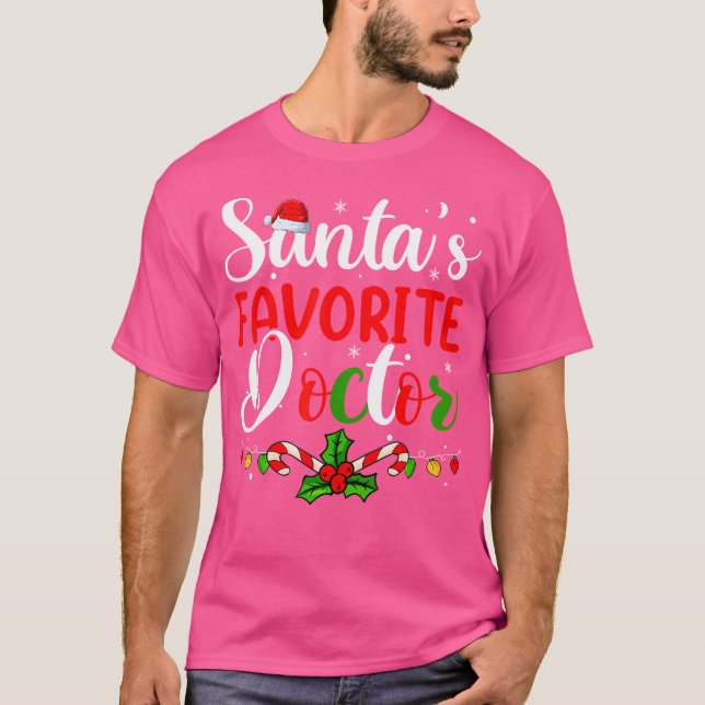 Xmas Santas Favorite Doctor Shirts Women Merry Chr (Front)