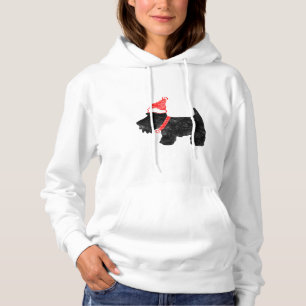 Xmas Scottie Dog Hoodie