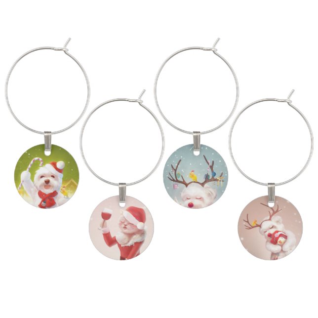 Xmas Series Wine Charm (Staggered)