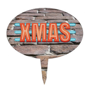 XMAS Sign Cake Topper