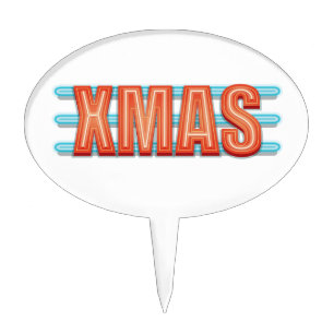 XMAS Sign Cake Topper