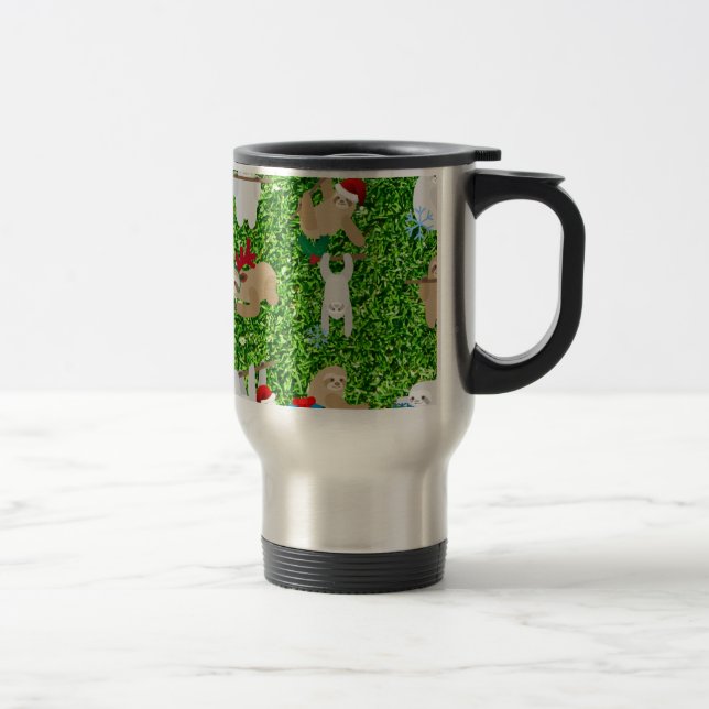 xmas sloth travel mug (Right)