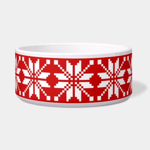 Xmas Snowflake Christmas Pattern Bowl