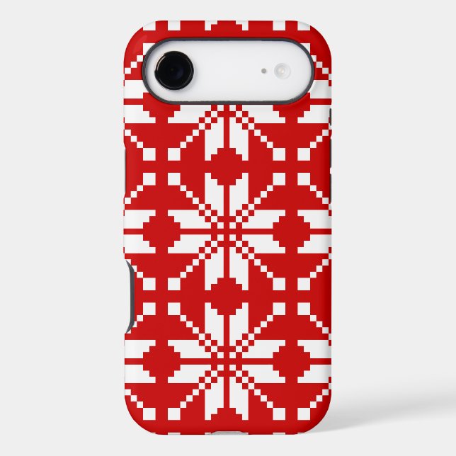 Xmas Snowflake Christmas Pattern Case-Mate iPhone Case (Back)