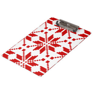 Xmas Snowflake Christmas Pattern Clipboard