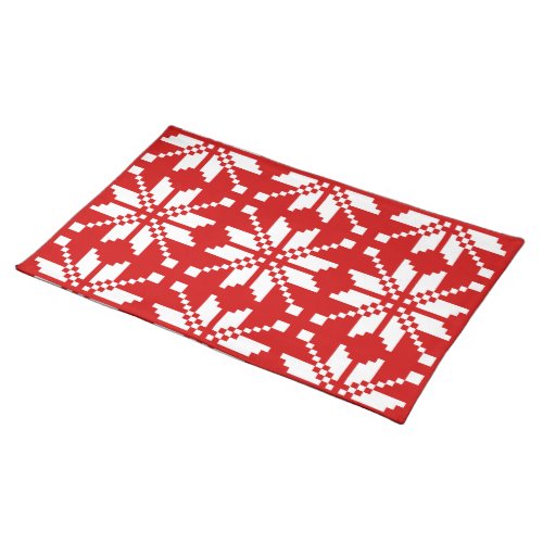 Xmas Snowflake Christmas Pattern Cloth Placemat