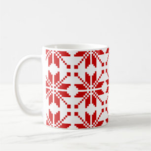 Xmas Snowflake Christmas Pattern Coffee Mug