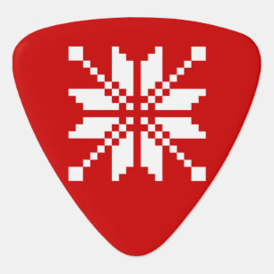 Xmas Snowflake Christmas Pattern Guitar Pick
