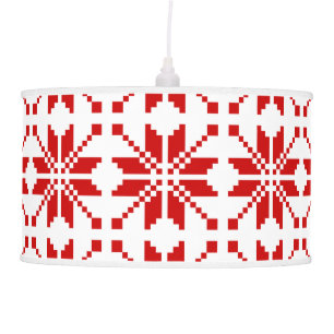 Xmas Snowflake Christmas Pattern Hanging Lamp