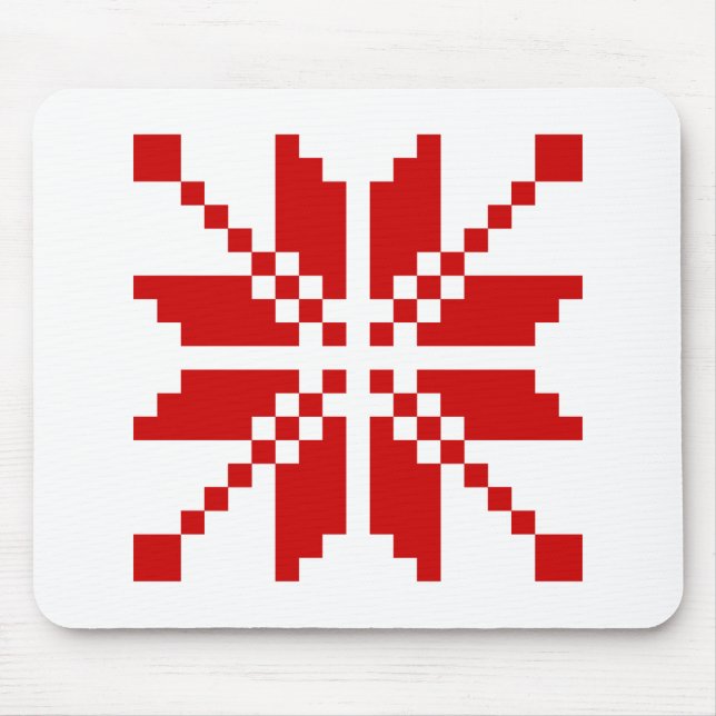 Xmas Snowflake Christmas Pattern Mouse Pad (Front)