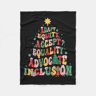 Xmas Special Education Teacher Funny Sped Teacher Fleece Blanket