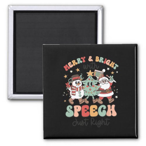 Xmas Speech Therapy Merry And Bright With Speech J Magnet