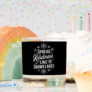 Xmas Spread Kindness Like Snowflakes Christmas  Scented Candle