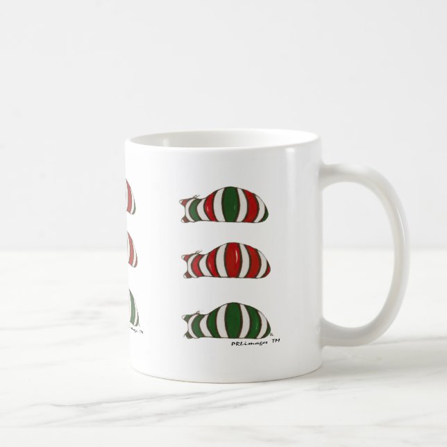 Xmas Stacking Cats Mug (Right)